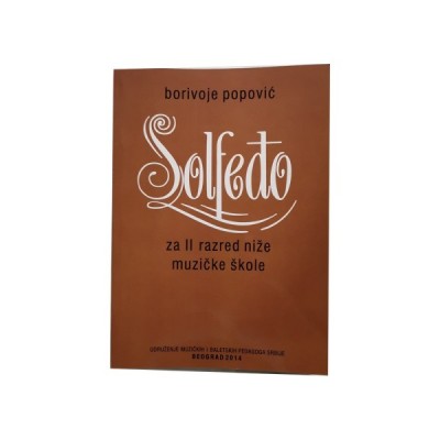 Solfedo – Solfedo 2 – Udžbenik za drugi razred niže muzičke škole – Zavod