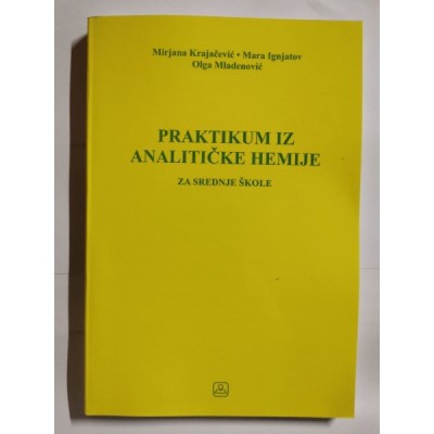 Praktikum iz analitičke hemije – Hemija i grafičarstvo 2 – Udžbenik – Zavod
